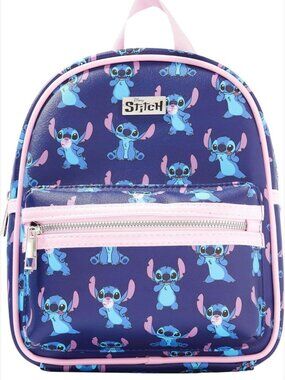 Stitch Mini Backpack Mochila Disney Cute Blue Pink 💖